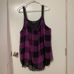 Black and Purple Cami